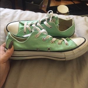 Mint Low Top Converse